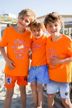 Online Shirt C'est La Vie kids | Orange | DAMES Shirts|Shirts