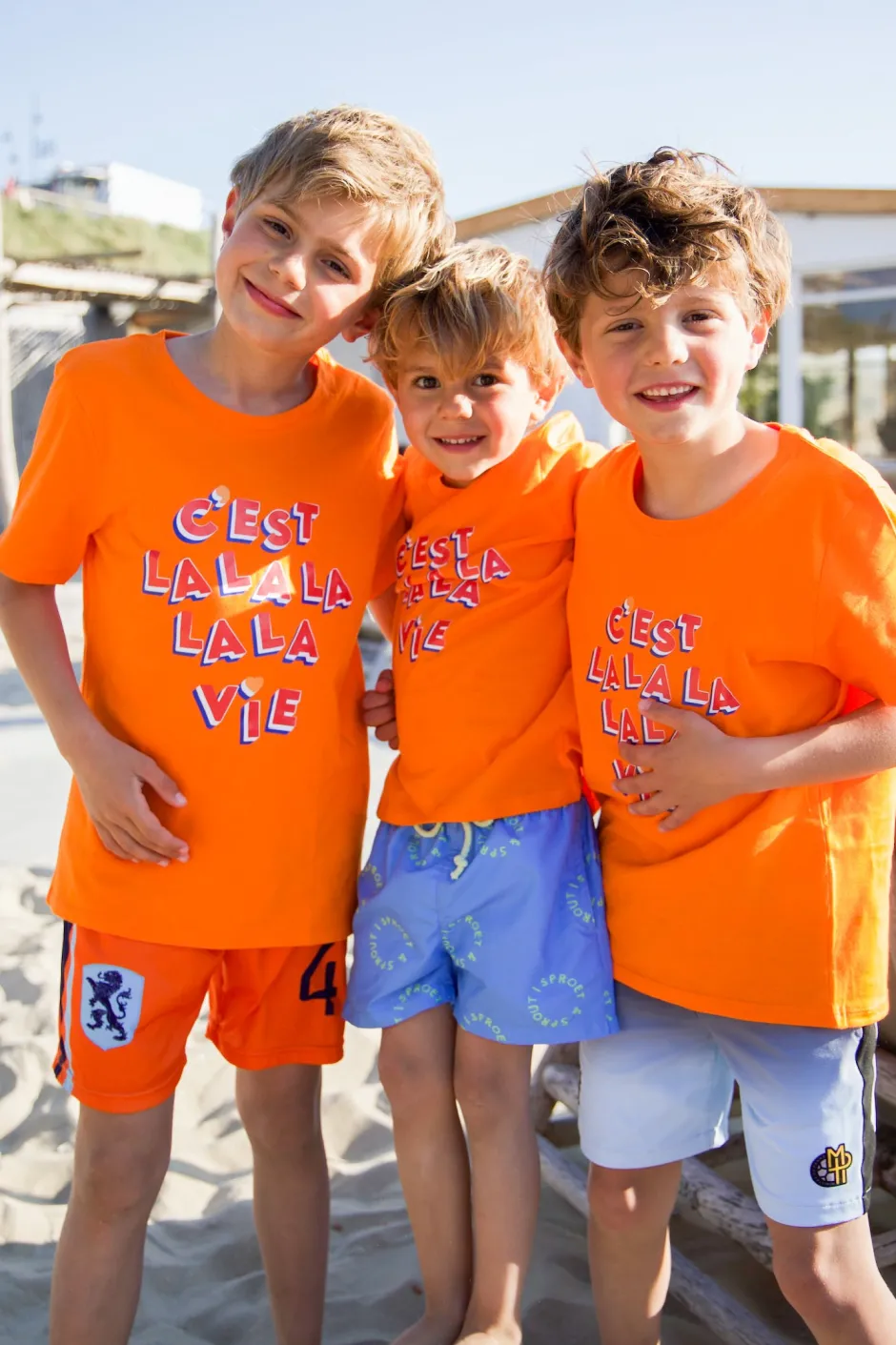 Online Shirt C'est La Vie kids | Orange | DAMES Shirts|Shirts