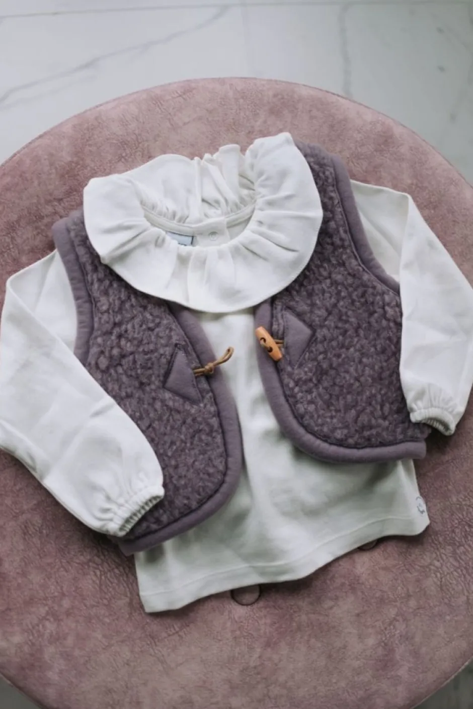 New Shirt Lizzy | Volant wit | DAMES Shirts|Shirts