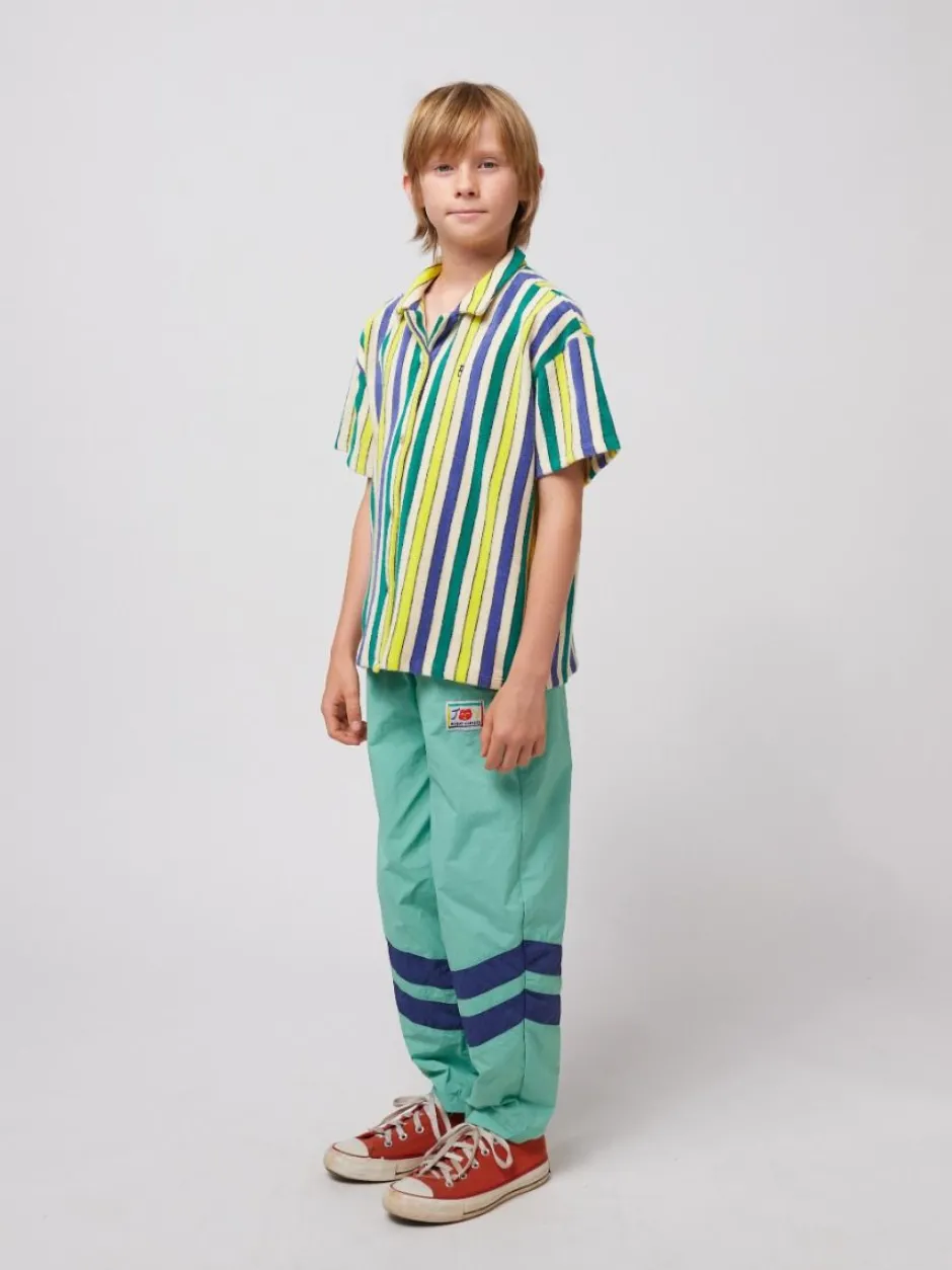 Shirt Terry cloth | Multicolor stripes | DAMES Co-ords|Co-ords