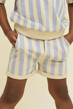 Hot Short chino stripes | Sesame | Sproet & Sprout DAMES Co-ords|Co-ords