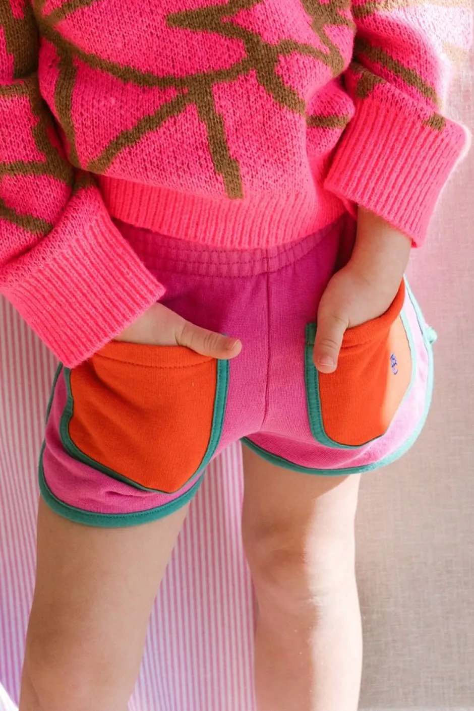 Shorts Pink color block | Shorts