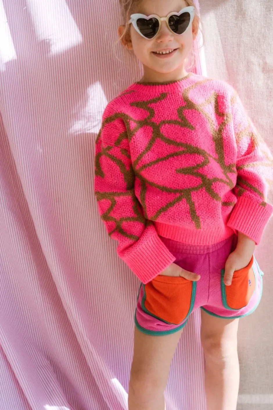 Shorts Pink color block | Shorts