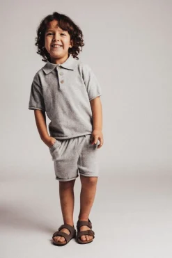 New Shortsleeve knit top Estoi | Blue steel | Shirts