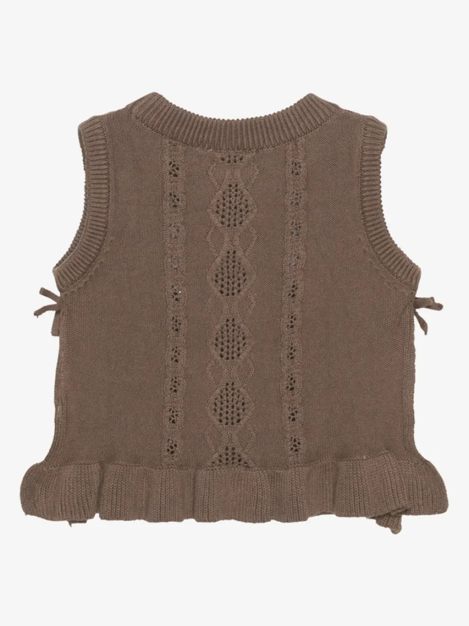 Outlet Slipover Knit | Chocolate | En Fant Truien & Vesten|Truien & Vesten