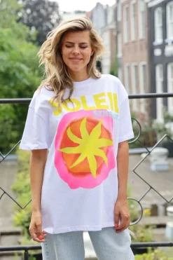 Clearance Sofia oversized T-shirt | White | DAMES Tops|Tops