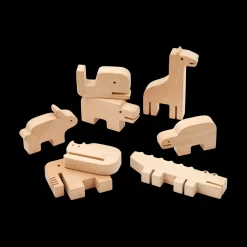 Sale Stackable animals Thorkild | Natural | Educatief Speelgoed|Open Ended Speelgoed