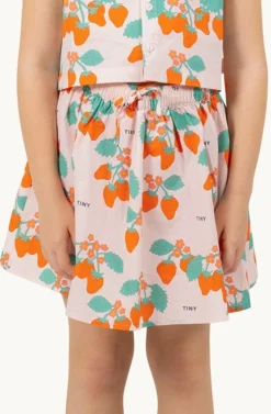 Discount Strawberries skirt | Pastel pink | DAMES Co-ords|Co-ords
