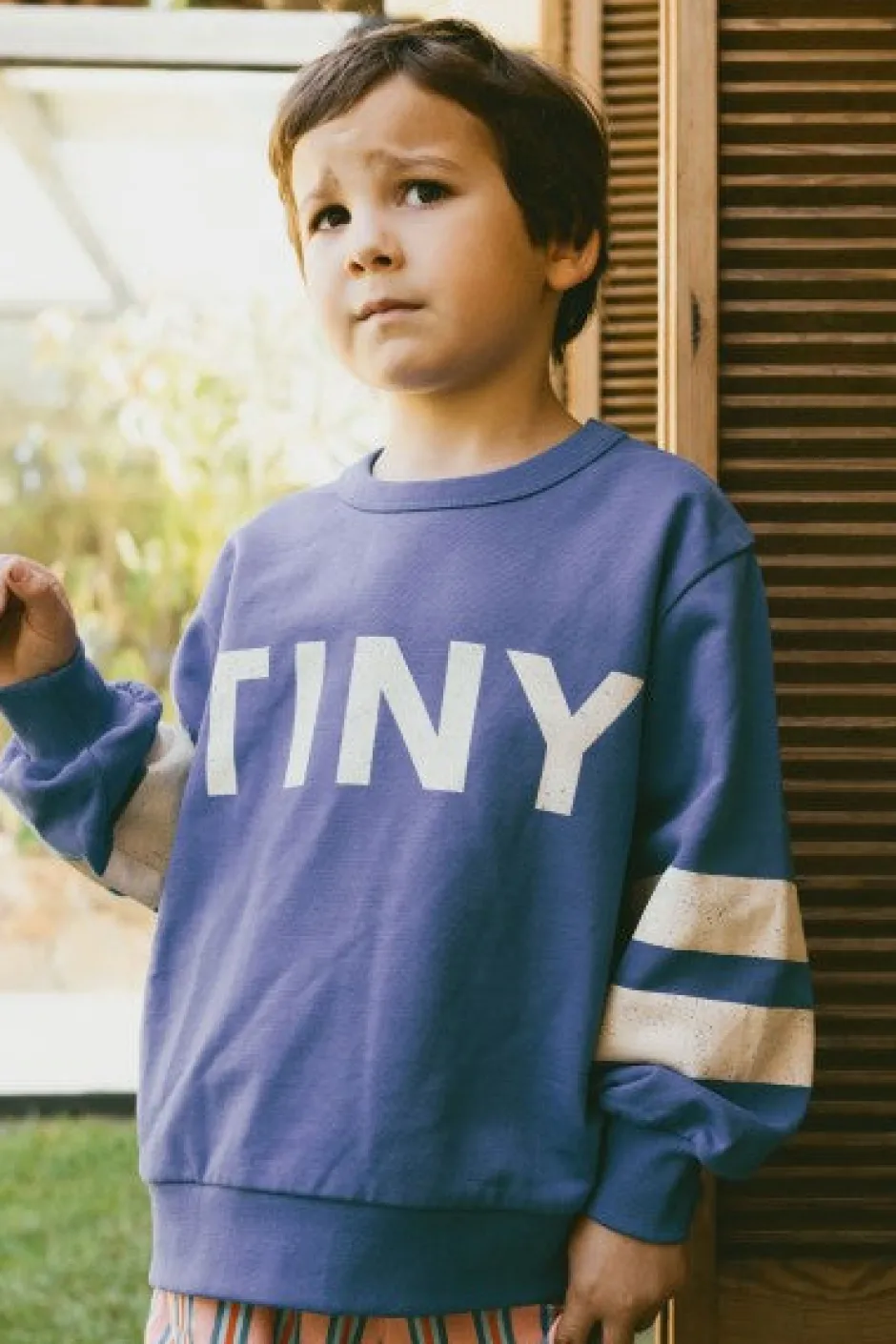 New Stripes logo sweatshirt | Ultramarine | Truien & Vesten|Truien & Vesten