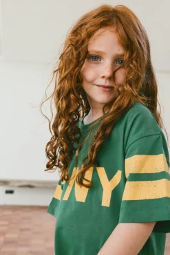 New Stripes logo tee | Dark emerald | Shirts|Shirts