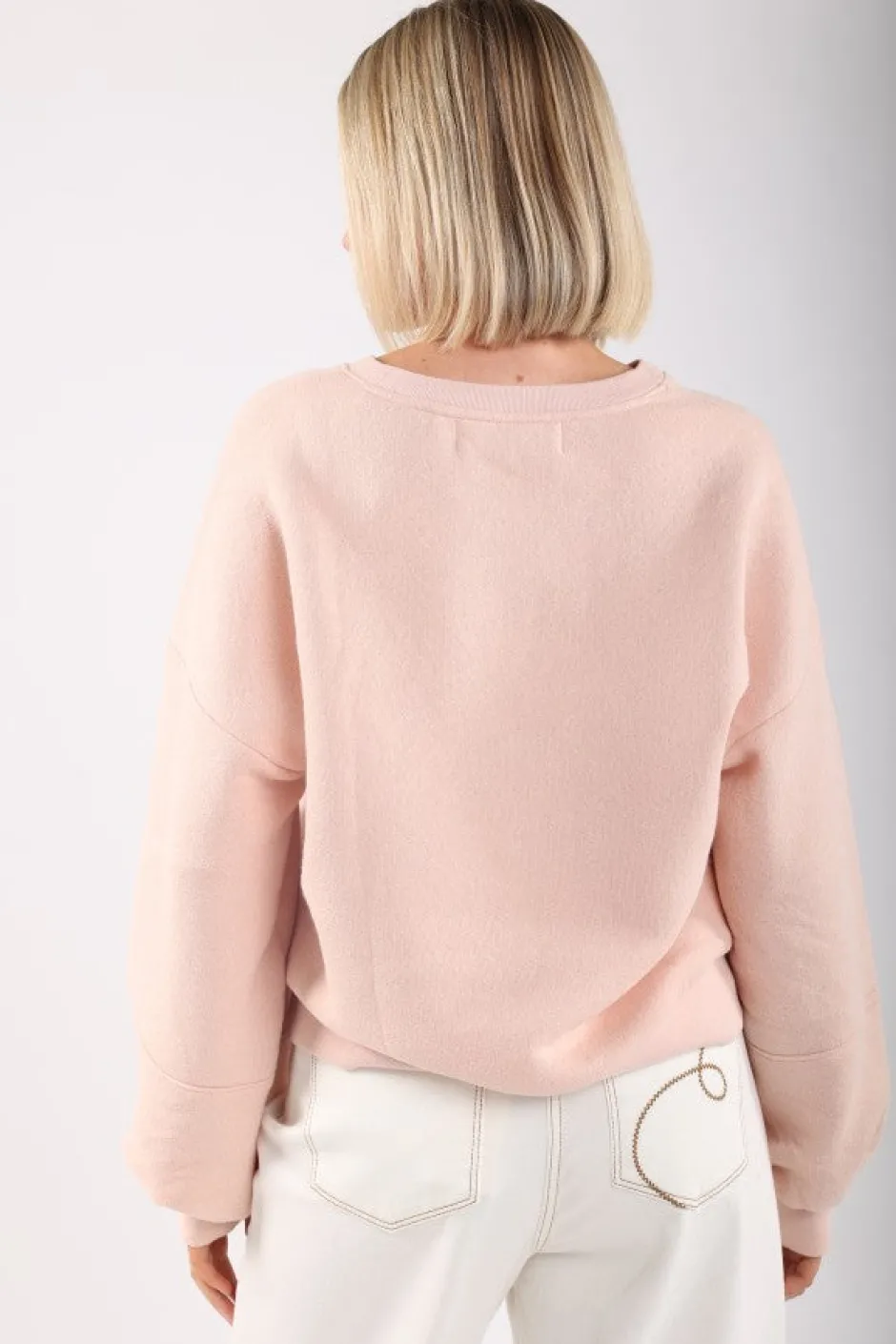 Hot Sweater Amadora | Powder | DAMES Vesten|Vesten & Truien