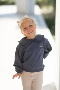 Clearance Sweater collar Balloon | Stardust blue | Truien & Vesten|Truien & Vesten