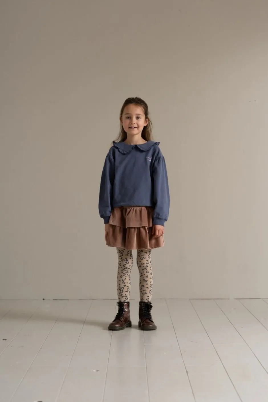 Clearance Sweater collar Balloon | Stardust blue | Truien & Vesten|Truien & Vesten