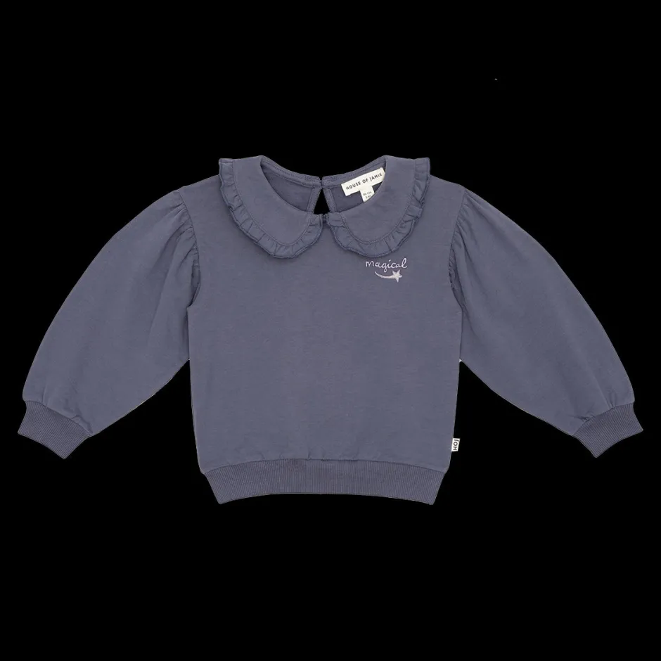 Clearance Sweater collar Balloon | Stardust blue | Truien & Vesten|Truien & Vesten