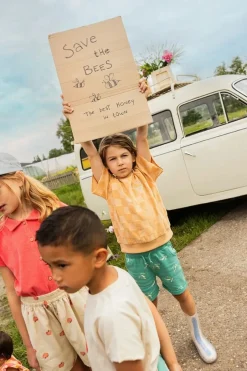 Sweatshirt Raglan stripes | Nectarine | Sproet & Sprout DAMES Co-ords|Co-ords