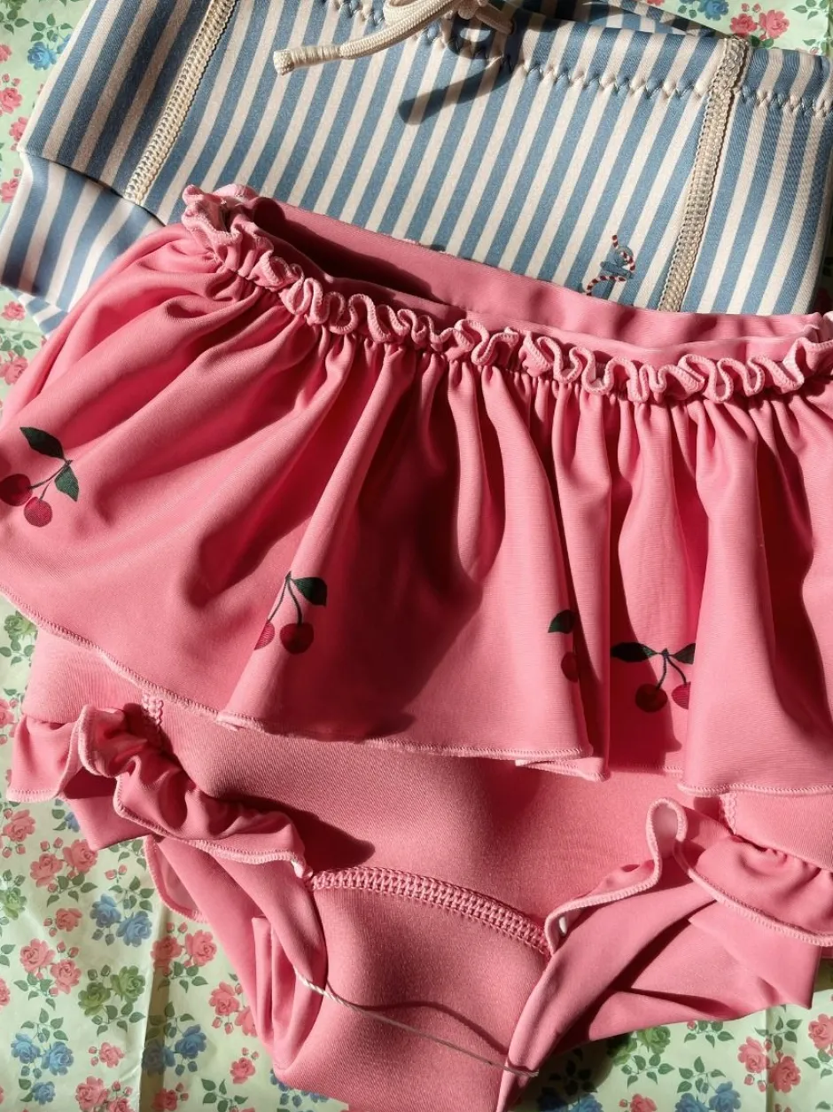 Swimshorts Bobbi frill | Strawberry ice | Zwemkleding|Zwemkleding