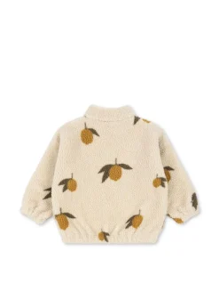 Outlet Teddy jacket Jody | Mon grand citron sage | Jassen & Jacks|Jassen