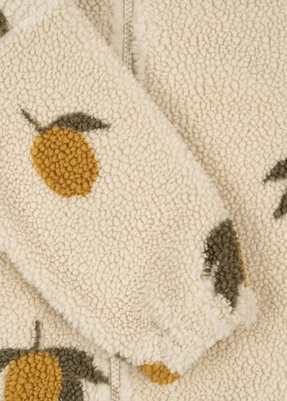 Outlet Teddy jacket Jody | Mon grand citron sage | Jassen & Jacks|Jassen