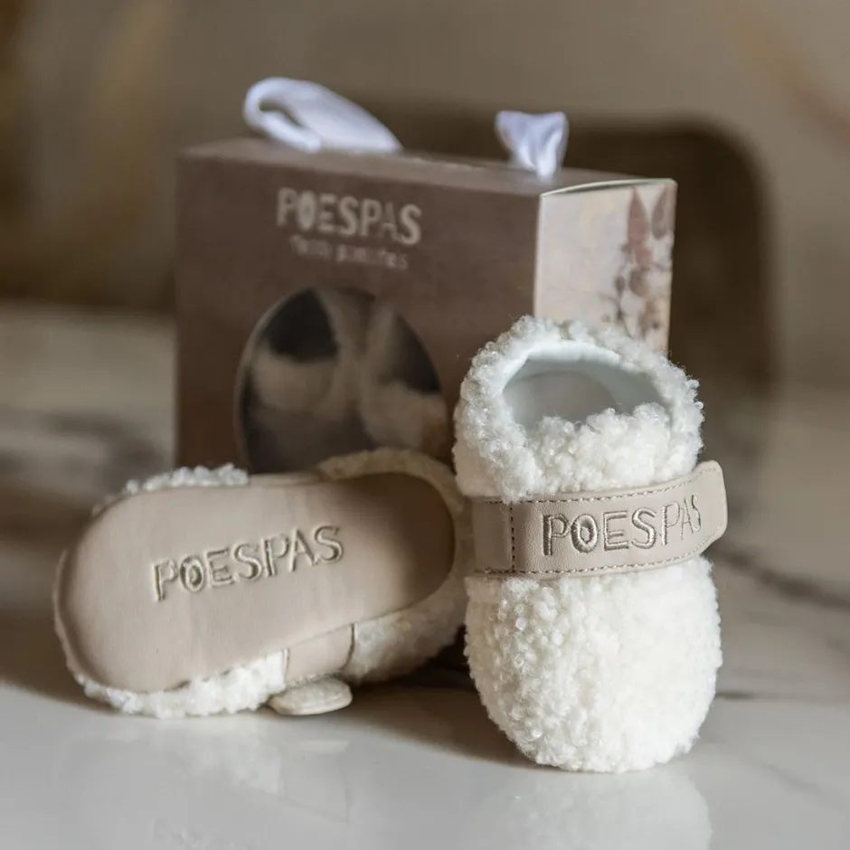 Teddy pantoffels | Vegan leather & klittenband Schoenen & Slofjes