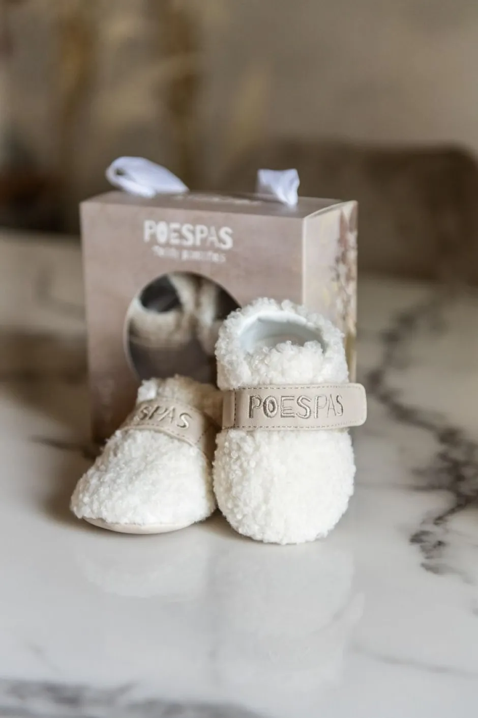 Teddy pantoffels | Vegan leather & klittenband Schoenen & Slofjes