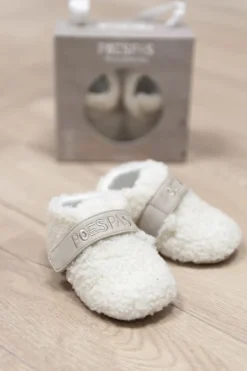 Teddy pantoffels | Vegan leather & klittenband Schoenen & Slofjes