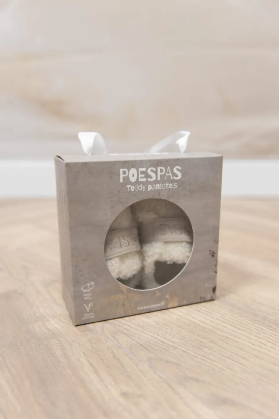 Teddy pantoffels | Vegan leather & klittenband Schoenen & Slofjes