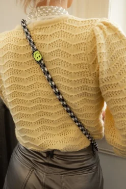 Hot Telefoonkoord Meis | Lang | Zwart/wit DAMES Telefoonkoorden