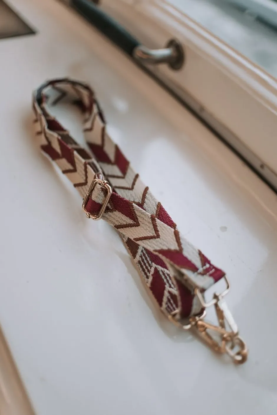 Hot Telefoonkoord Zita | Aztec beige/burgundy DAMES Telefoonkoorden