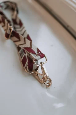 Hot Telefoonkoord Zita | Aztec beige/burgundy DAMES Telefoonkoorden