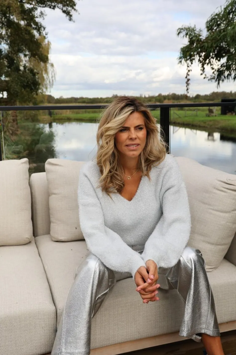 The Snowsweater | Silver | DAMES Vesten|Vesten & Truien