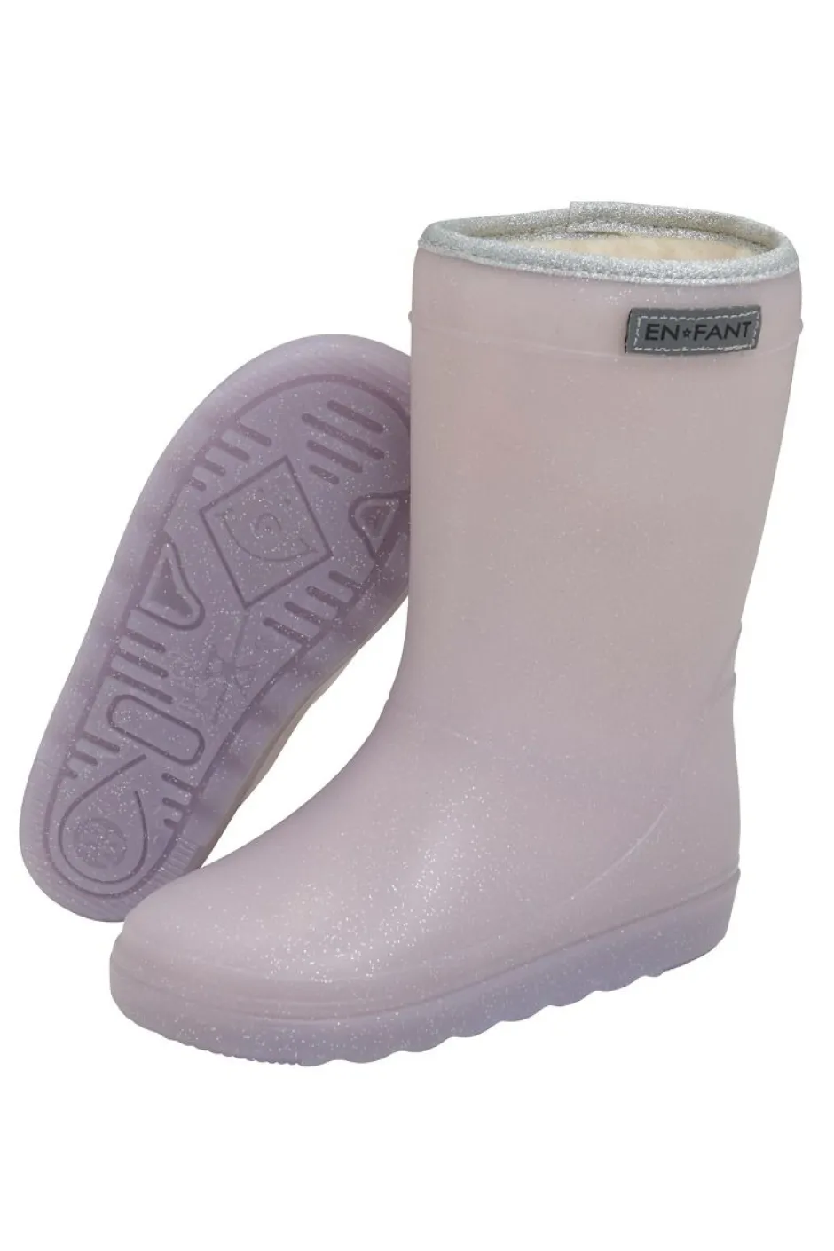 New Thermo boots glitter | Burnished lilac | Regenlaarzen