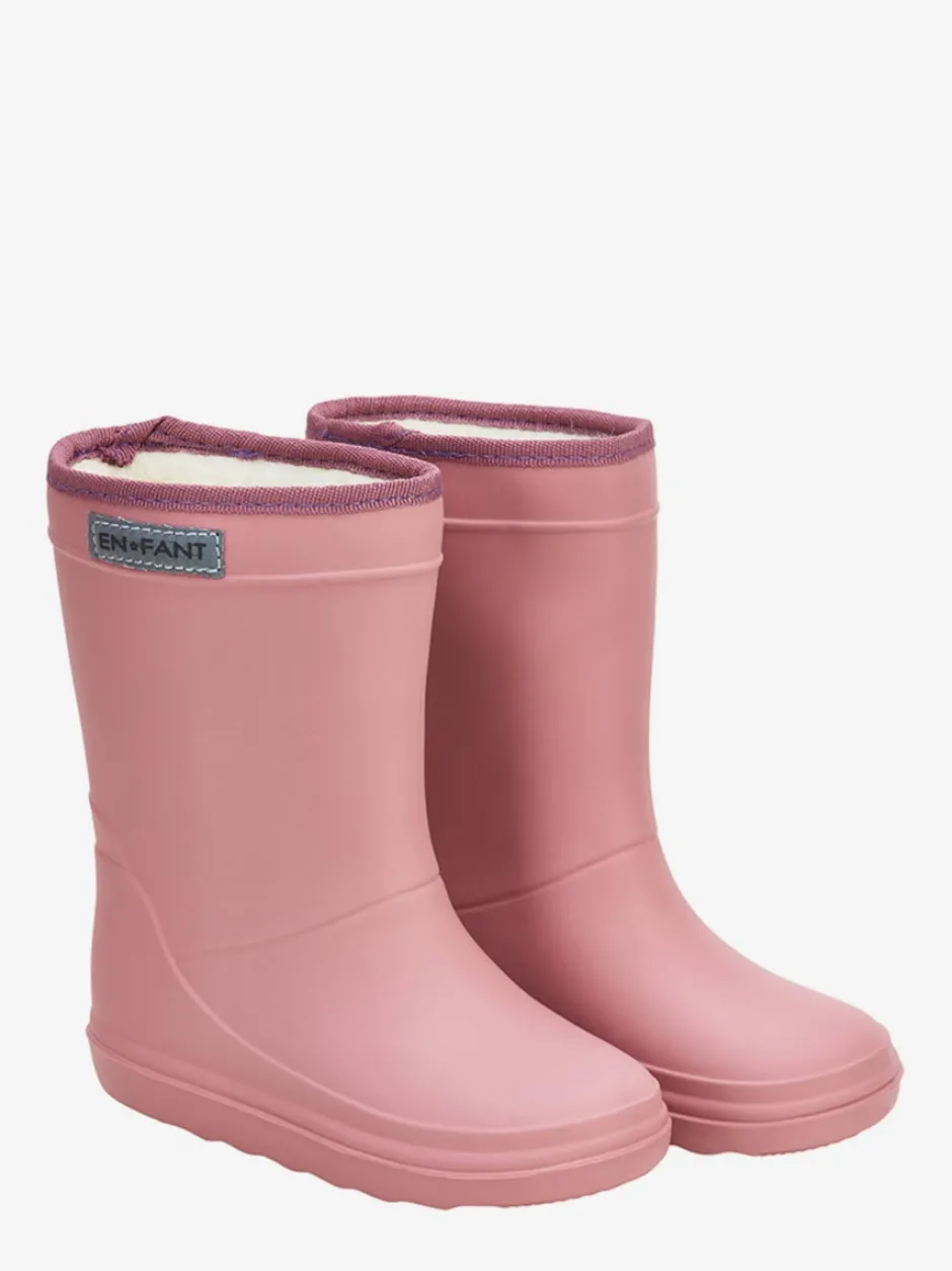 Outlet Thermo boots old rose | Regenlaarzen