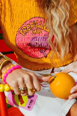 Sale Top Dolphin | Fruity orange | Harper & Yve DAMES Tops