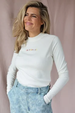 Online Top Jane | Ecru | Harper & Yve DAMES Basics|Tops