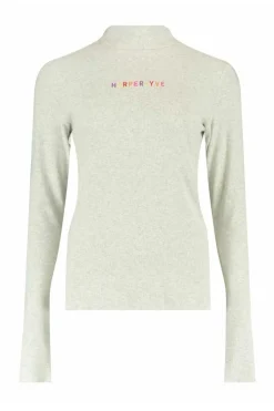 Outlet Top Jane | Grey melee | Harper & Yve DAMES Basics|Tops