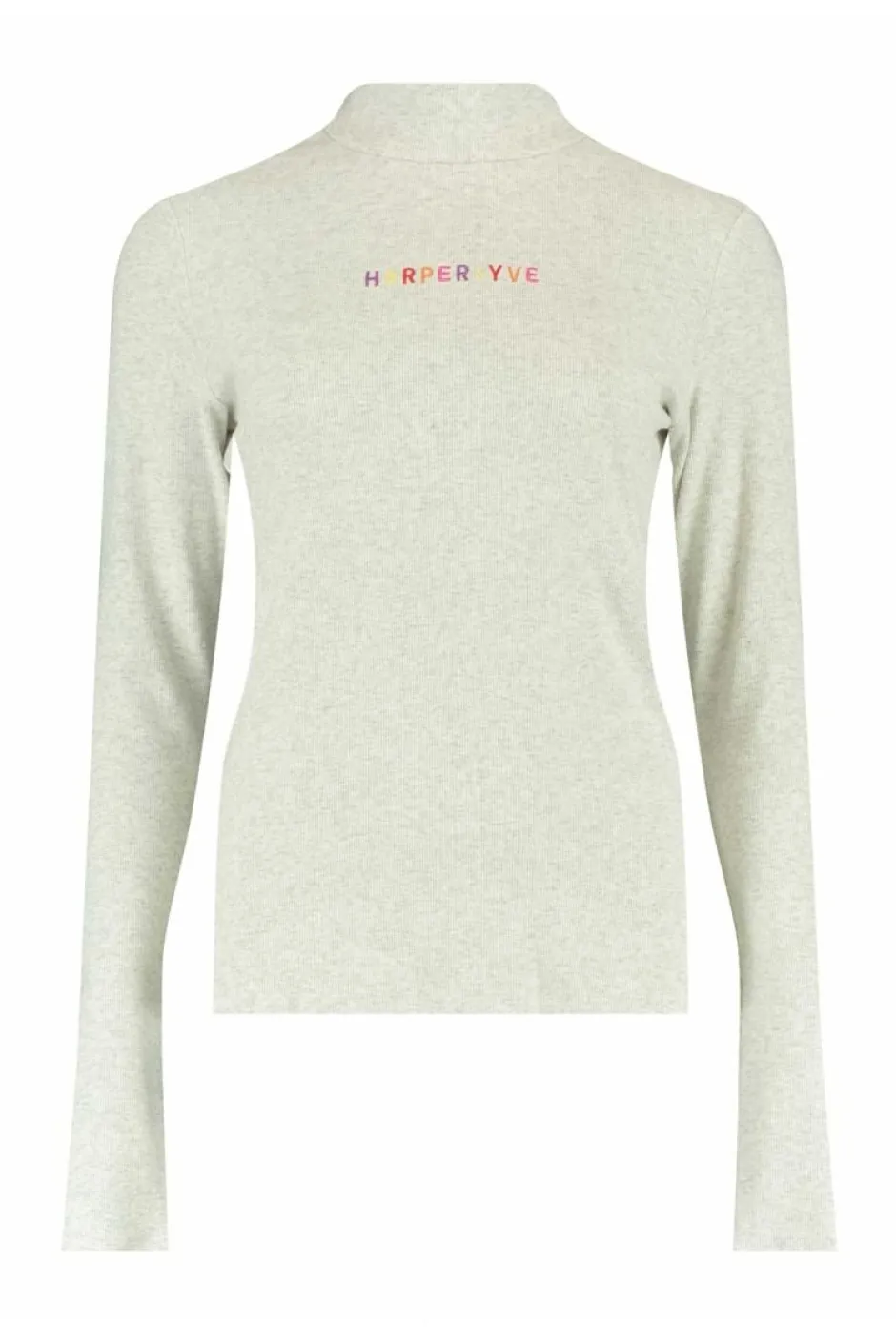 Outlet Top Jane | Grey melee | Harper & Yve DAMES Basics|Tops