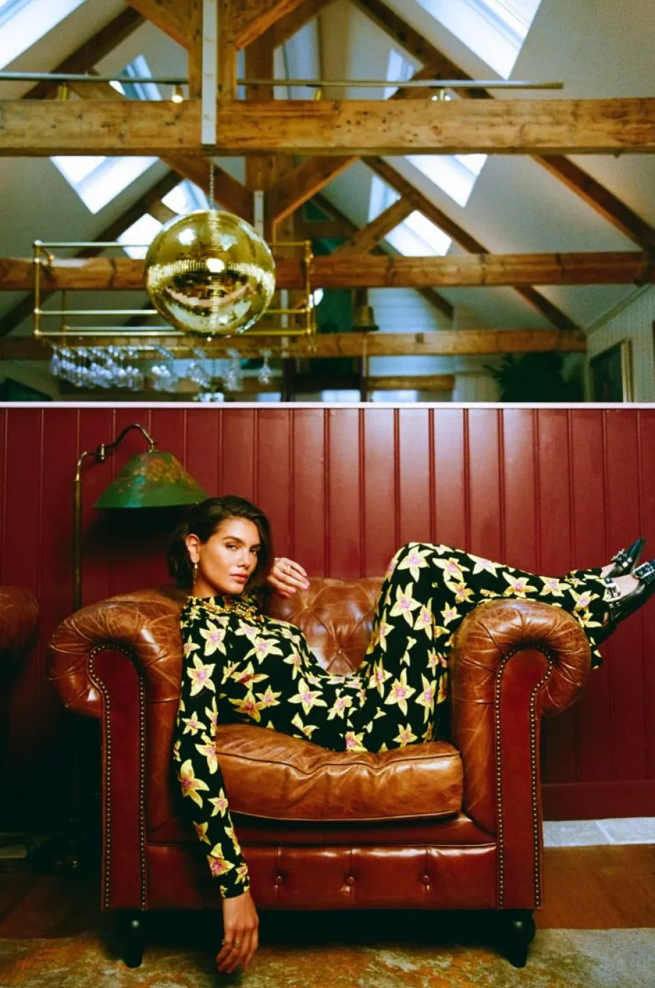 Sale Top Jeff | Cheeky flower yellow | Harper & Yve DAMES Co-ords|Tops