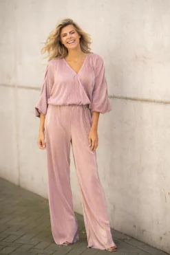 Outlet Top Plissé | Pink champagne | DAMES Co-ords|Tops