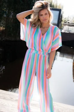 Online Top Plissé | Rainbow cake | DAMES Co-ords|Tops