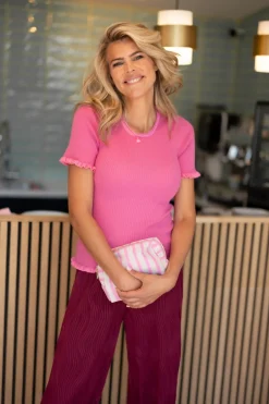 Sale Top Sorbet | Pink-pink | DAMES Tops|Snøpskes