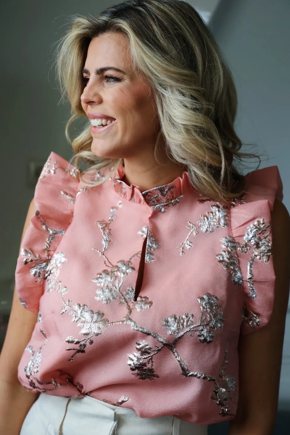 Top Vive | Living coral | DAMES Tops