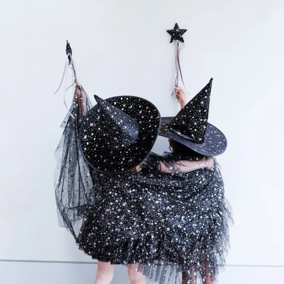 Outlet Toverstokje Aurora | Black | Mimi & Lula Verkleden
