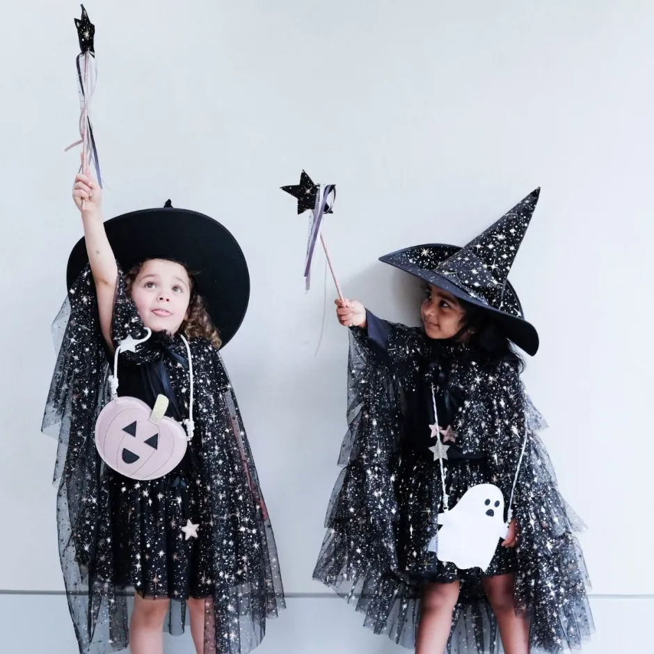 Outlet Toverstokje Aurora | Black | Mimi & Lula Verkleden