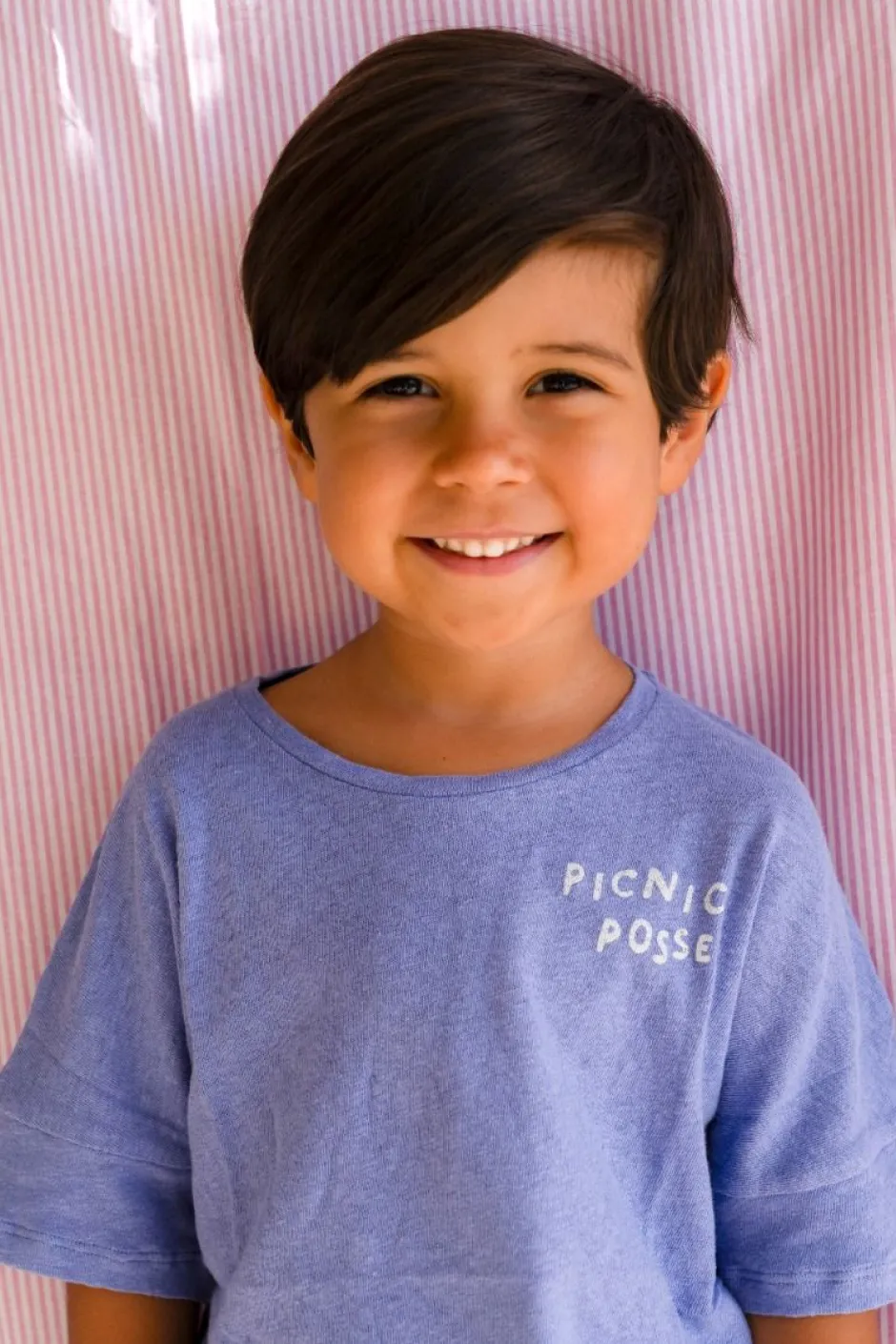 Online T-shirt linen | Blue bell | Sproet & Sprout DAMES Co-ords|Co-ords