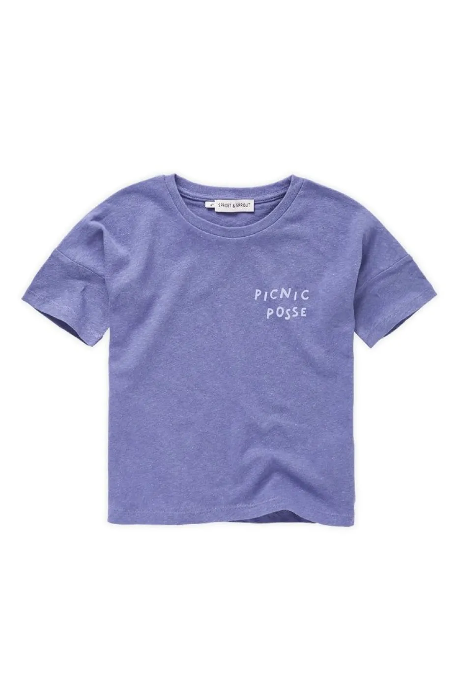 Online T-shirt linen | Blue bell | Sproet & Sprout DAMES Co-ords|Co-ords