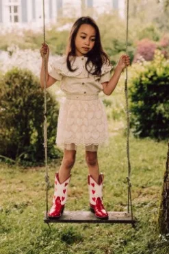 Online Tule skirt Alvide | Creme oat | DAMES Rokken|Rokken