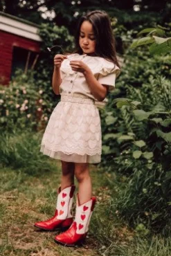 Online Tule skirt Alvide | Creme oat | DAMES Rokken|Rokken