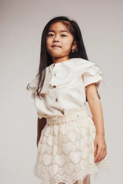 Online Tule skirt Alvide | Creme oat | DAMES Rokken|Rokken