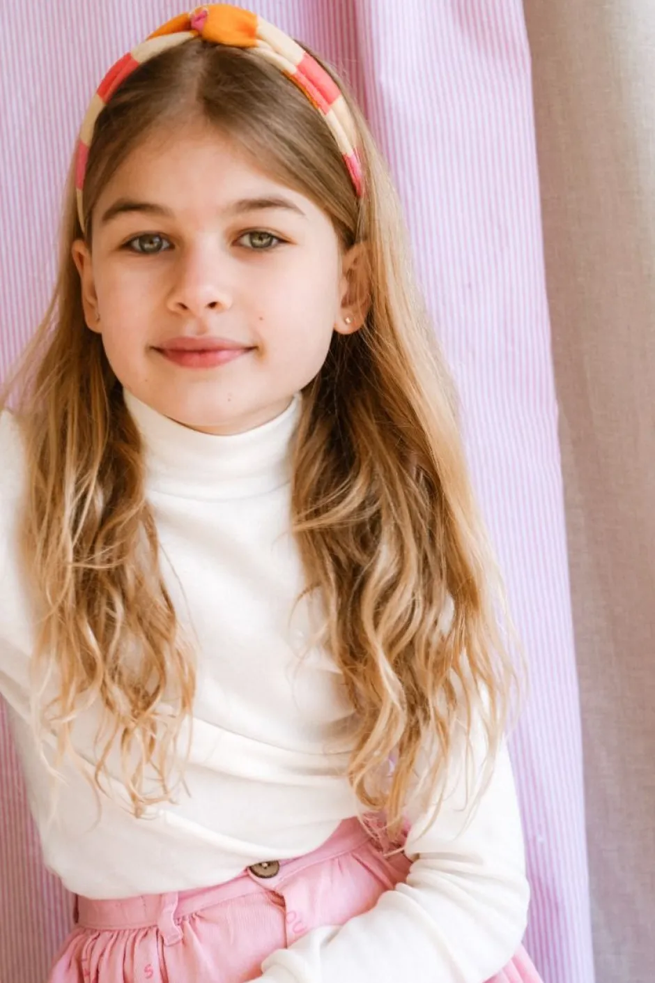 Sale Turband headband stripes | Nectarine | Sproet & Sprout Haaraccessoires