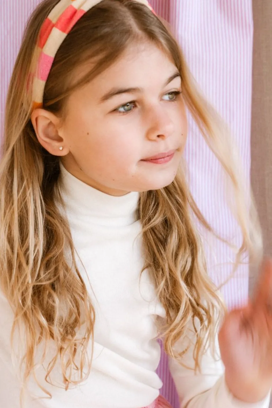 Sale Turband headband stripes | Nectarine | Sproet & Sprout Haaraccessoires